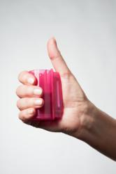Hand holding BlowMeCool